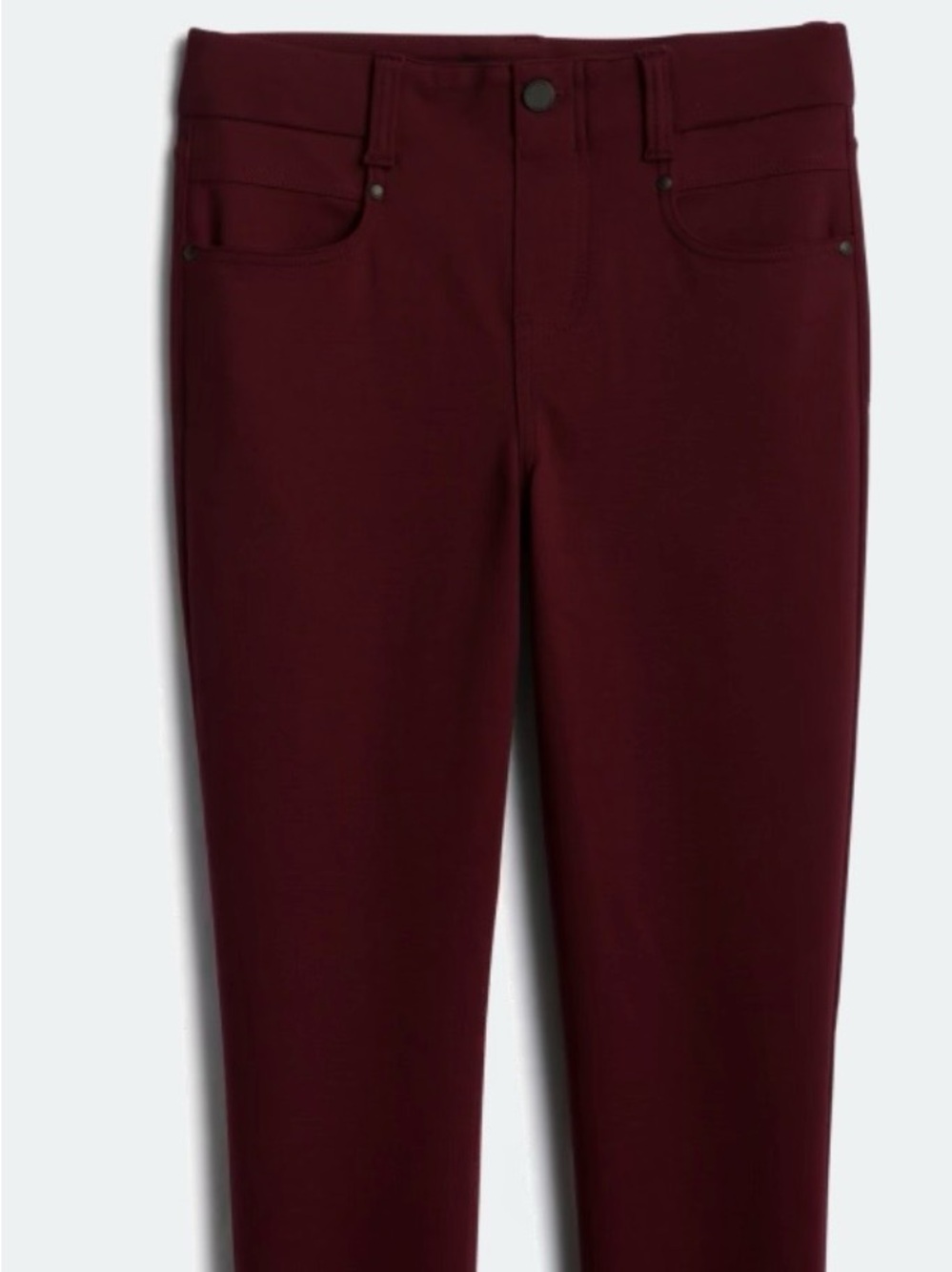 Liverpool Gia Glider Ponte Skinny Pant-Burgundy 14